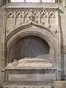 Wandnischengrab für Pierre Hubert