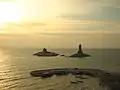 Vivekananda-Denkmal und Tiruvalluvar-Statue