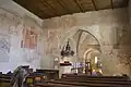 Innenraum der reformierten Kirche
