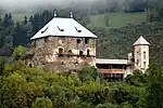 Südwestansicht der Burgruine