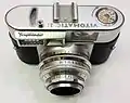 Messsucherkamera Vitomatic II mit Color-Skopar 1:2,8 50mm um 1960