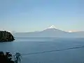 Llanquihue-See und Vulkane Puntiagudo, Osorno und Tronador