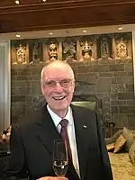 Volker Busse im Hotel Petersberg