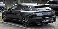 Heckansicht des Shooting Brake