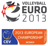 Logo der Volleyball-Europameisterschaft der Frauen 2013