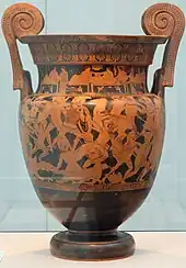 Rotfiguriger Volutenkrater