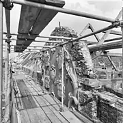 Renovierung Vorderfront, 1975