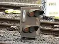 Vorsignal in Zwergform, Signalbild Vr 0