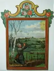 Votivtafel aus der Heilig-Kreuz-Kirche  Mindelaltheim, vermutlich aus der Zeit des Ersten Weltkrieges