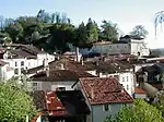Die Burg mit Blick auf Aubeterre