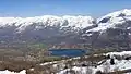 Der 2159 m hohe Montious (etwa in der Mitte)