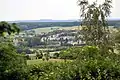 Niederanven vom Bloebierg (blauer Berg) aus gesehen