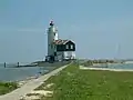 LeuchtturmPaard van Markenan der Ostspitze