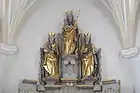 Madonna mit Kind, heilige Barbara und heilige Katharina