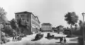 Alter Bahnhof und Post in Heilbronn um 1855