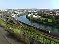 Regional-Express aus Frankfurt erreicht Würzburg