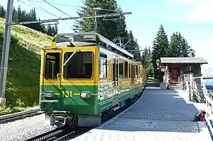 WAB BDhe 4/8 131 in Wengen Allmend