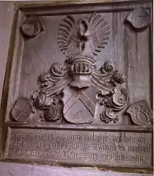 Epitaph in der Weißdorfer Kirche St. Maria