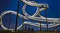 Tiger and Turtle während der Blauen Stunde