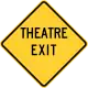 Zeichen W56-51Theaterausfahrt' (Wisconsin)