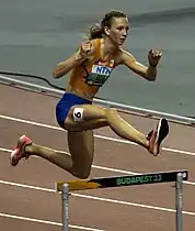 Weltmeisterin Femke Bol im Finale