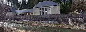 Wasserkraftwerk Dorfhain im März 2012