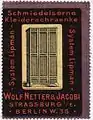 Werbemarke Stahlschrank (vor 1918)
