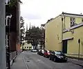 Der Pergamentmachergang, von der Aegidienstraße aus gesehen