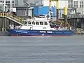 „kleines Küstenstreifenboot“ WSP4 der WSP Niedersachsen in Brake (Unterweser)