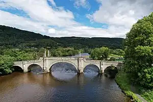 Wade’s Bridge über den Tay, erbaut 1733