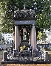 Grab Otto Wagners und seiner Familie auf dem Hietzinger Friedhof