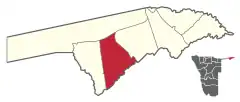 Karte Linyanti (Wahlkreis) in Namibia