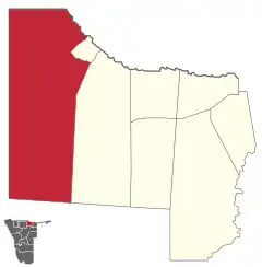 Karte Katwitwi in Namibia