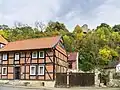 Standort der Burg Walbeck (heute Ruine der Stiftskirche Walbeck)