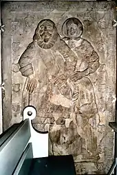 Grabmal Philipps von Waldenfels (1606–1679) und seiner Ehefrau Susanna Sibilla von Watzdorf in der Kirche von Röslau(1607–1676)