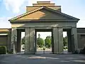 Eingangsportal von der Friedhofsseite aus gesehen (2008)