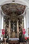 Hauptaltar der Kirche Mariä Schmerzen in Waldkirch