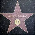 Monroes Stern auf dem Hollywood Walk of Fame