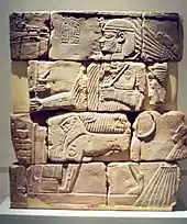 Ein Relief aus der Kapelle der Pyramide N17 (heute im Ägyptischen Museum Berlin)