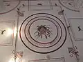 Rekonstruierte Wandmalerei im Praetorium