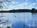 Der See „Mare à Goriaux“ in der Bergbaunachfolgelandschaft