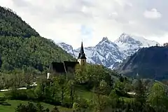 Ramsau/Frauenstein mit der Wallfahrtskirche Frauenstein