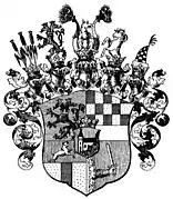 Grafenwappen derer von Walterskirchen, 1907