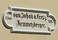 Inschrift bez. 1897