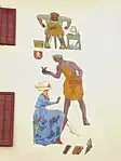 Wandbild für die Schuhmacherzunft in Liestal von Otto Plattner (18861–951) Maler, Graphiker, Heraldiker