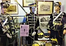 Wandsbeker Husaren in der Ausstellung im Heimatmuseum.