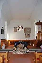 Mittelalterlichen Fresken im Innern der Kirche