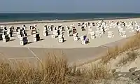 Hauptstrand mit Strandkörben