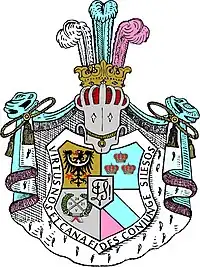 Das Wappen des Corps Silesia Breslau zu Frankfurt (Oder)