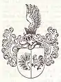 Das Wappen des Johann Gottfried von Hahn